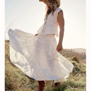 In Full Swing Free People Skirt